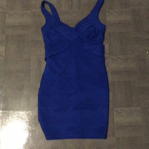 Blue prom dress